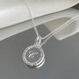 Personalised Sterling Silver Diamond Necklace, thumbnail 1 of 9