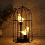 Birdcage Decorative Lamp Battery Operated Cordless, thumbnail 1 of 10