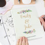 Personalised Floral Watercolour Wedding Planner, thumbnail 1 of 12