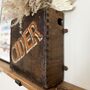 Vintage Wooden Cider Box Crate, thumbnail 5 of 5