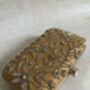 Gold Raw Silk Handcrafted Clutch Bag, thumbnail 8 of 10