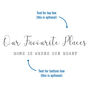 Favourite Places Personalised Map Print, thumbnail 4 of 12