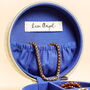 Yellow Gingham La Dolce Vita Tomato Round Travel Jewellery Case, thumbnail 4 of 6
