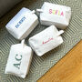 Personalised Embroidered Monogrammed Waffle Bag, thumbnail 3 of 7