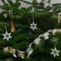 Porcelain Snowflake Christmas Decoration, thumbnail 4 of 12
