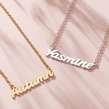 Personalised Birthstone Name Necklace, 4 of 9