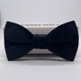 Velvet Bow Tie In Black, thumbnail 1 of 2