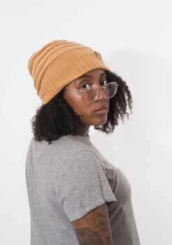 Satin Lined Slouch Beanie, 2 of 6