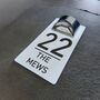 Solar House Sign, Door Plaque, Address Number In Black, White Or Grey, thumbnail 1 of 8
