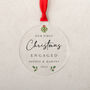 Personalised Engaged Christmas Tree Decoration Gift, thumbnail 3 of 5