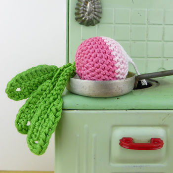 Radish Soft Toy Crochet Pretend Play, 3 of 5