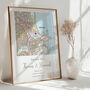 The Place We Got Engaged Ordnance Survey Explorer Personalised Map Print Engagement Gift, thumbnail 3 of 12