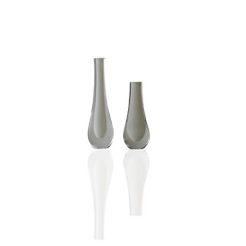 Handmade Frosted White Murano Glass Vase, 2 of 2