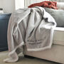 Personalised Maternity Mummy And Me Grey Blanket, thumbnail 4 of 6
