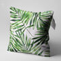 Green Thin Leaves Tropical Soft Pillow Cover, thumbnail 3 of 7