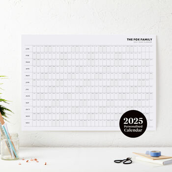 2025 Personalised Year Planner Calender, 2 of 3