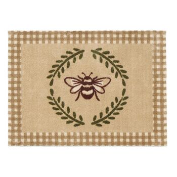 Beehive Beige Washable Doormat, 2 of 7