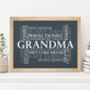 Handmade Special Words Typography Print, thumbnail 9 of 12