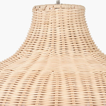 Natural Rattan Pendant Ceiling Light, 5 of 8