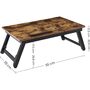 Laptop Table Stand Breakfast Tray Foldable Adjustable, thumbnail 8 of 12