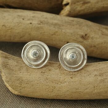 Poppy Birthstone Stud Earrings, 3 of 4