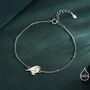 Robin Bird Bracelet In Sterling Silver, thumbnail 2 of 12