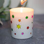 Popart Stars Scented Natural Wax Candle, thumbnail 2 of 7