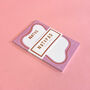 Pink Asymmetric Note Pad Colourful Stationery, thumbnail 7 of 7