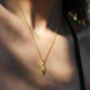 9ct Gold Arrowhead Necklace, thumbnail 4 of 5