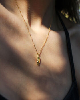 9ct Gold Arrowhead Necklace, 4 of 5