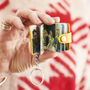 Personalised Leather Eight Photo Mini Book Keyring For Mum With Hot Stamped Initials, Name Or Date, thumbnail 2 of 12