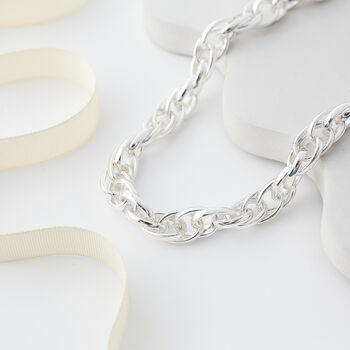Multi Link Cuban Chain Necklace, 3 of 6