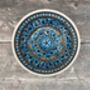 Blue Patterned Bowl With Smooth Rim, 15cm, thumbnail 3 of 3