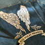 Vintage Jacket With Inspiring Latin Motto Embroidery, thumbnail 3 of 12