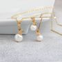 White Pearl Pendant And Earrings Set, thumbnail 8 of 11