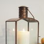 Antique Brass Candle Lantern, thumbnail 4 of 4