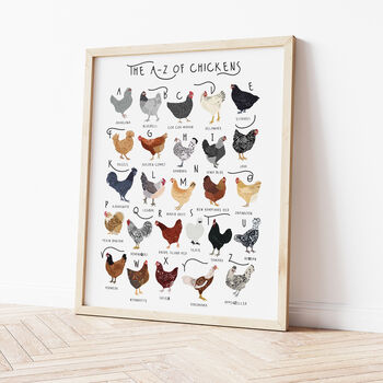 The A To Z Of Chickens Print, 3 of 6