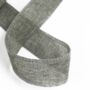 Luxury Grey Cotton Ribbon 20 Metres Roll, thumbnail 1 of 2