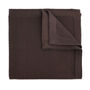 Wedding Handmade Polyester Knitted Pocket Square In Dark Brown, thumbnail 1 of 9