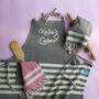 Personalised Cotton Apron, Tea Towels, Anniversary Gift, thumbnail 4 of 12