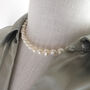 Freshwater White Baroque Pearl Choker, thumbnail 1 of 11