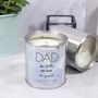 First Father's Day Paint Pot Scented Candle For Dad, thumbnail 10 of 10