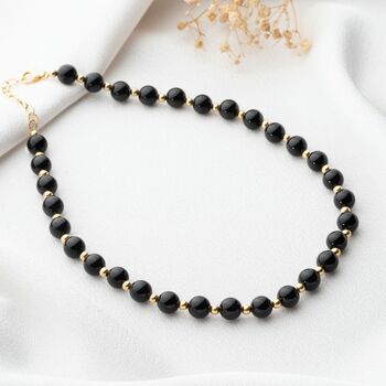 Black Onyx Necklace, 2 of 8