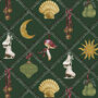 Celestial Christmas Card And Gift Wrap Bundle, thumbnail 11 of 12