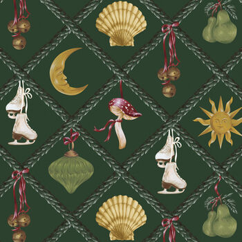 Celestial Christmas Card And Gift Wrap Bundle, 11 of 12