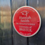 Personalised Round Graduation Heritage Aluminium Gift Plaque, thumbnail 4 of 4