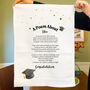 Personalised Poem Tea Towel Graduation Gift, thumbnail 7 of 10