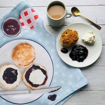 'The Cream Tea' Illustrated Tea Towel, 2 of 6