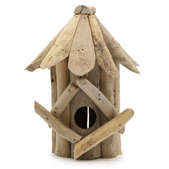 Handmade Wooden Bird House And Garden Nesting Box, 10 of 12