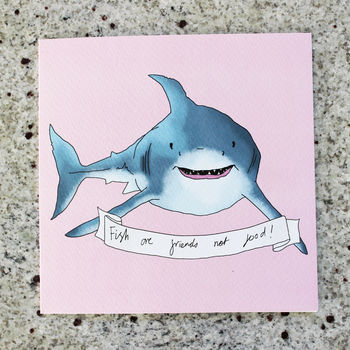 Sharky Greeting Card, 2 of 3